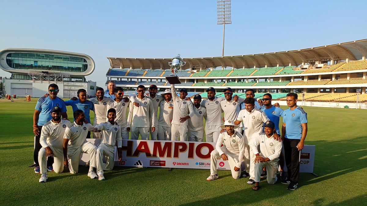 Irani Cup 202324 Spinners run riot as Rest of India hammers